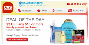 Oferta del Dia CVS