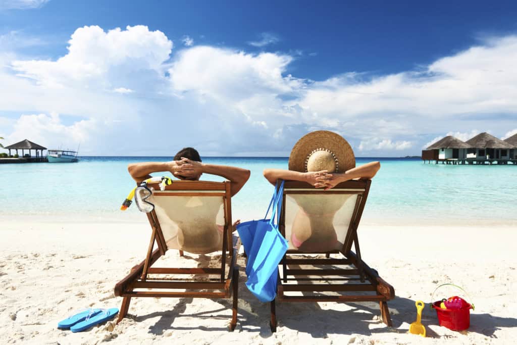 Couple on a beach