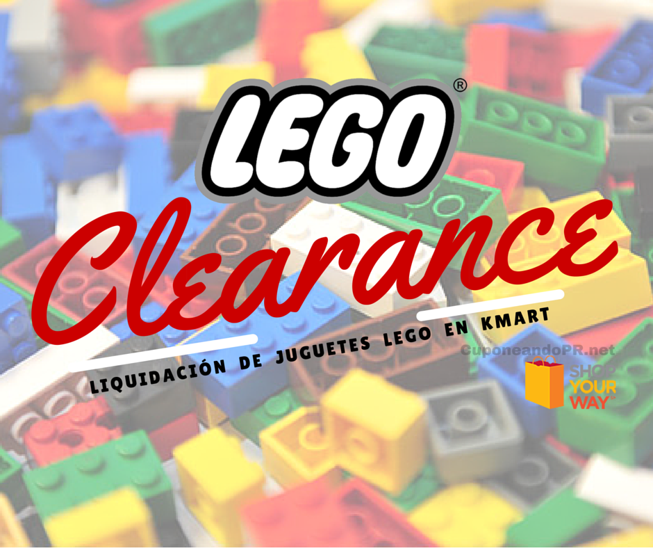Juguetes LEGO en Liquidación desde $3.50