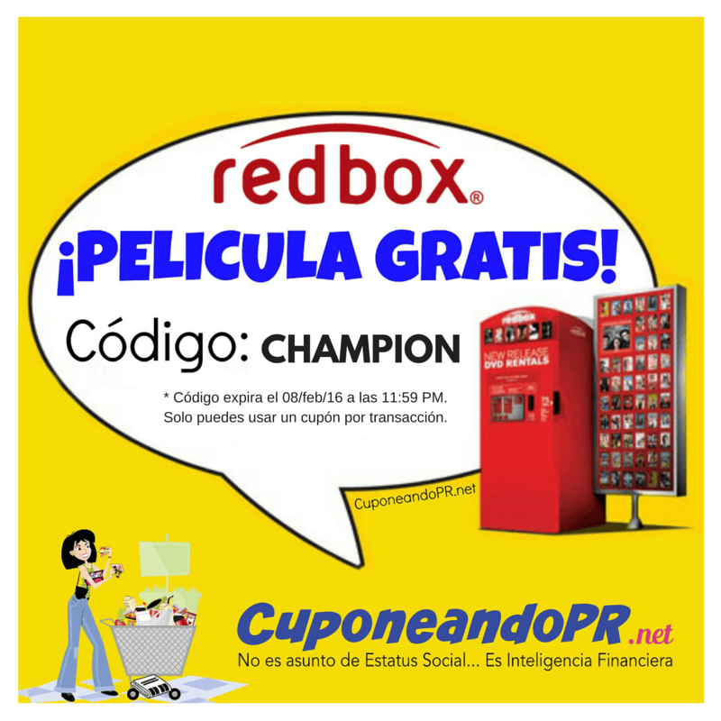 Película de RedBox GRATIS