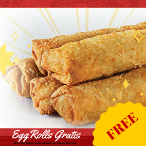 Egg Rolls GRATIS