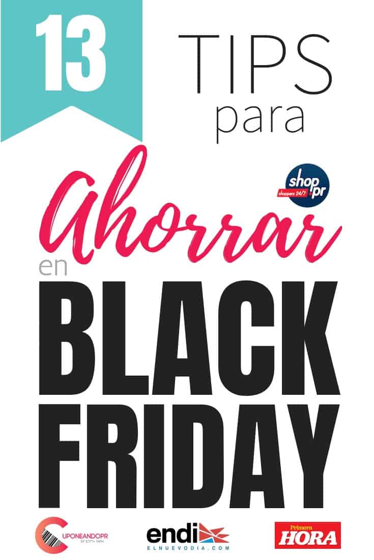 Ahorros en Black Friday pin